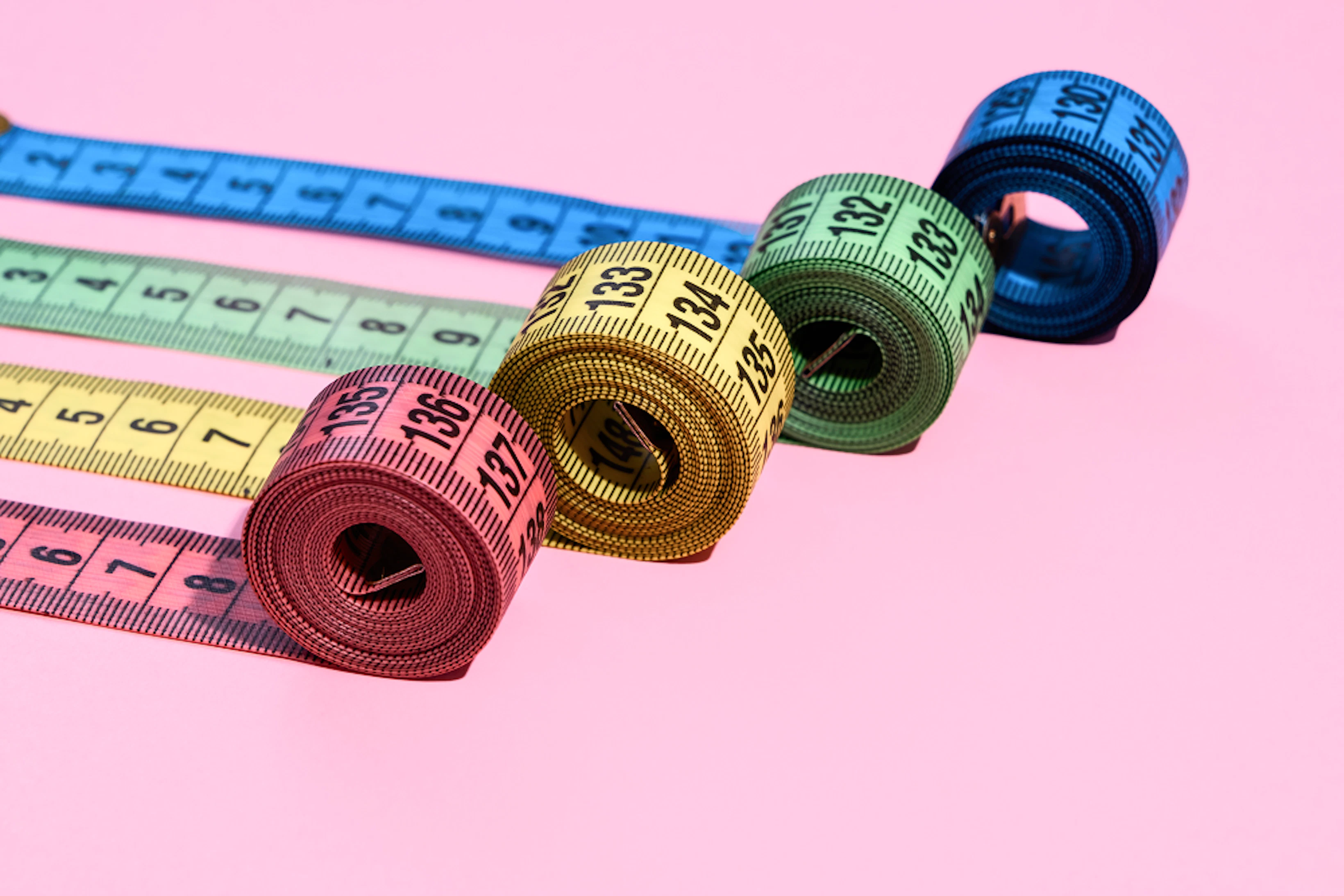 view tape measurement with centimeters as units length 1