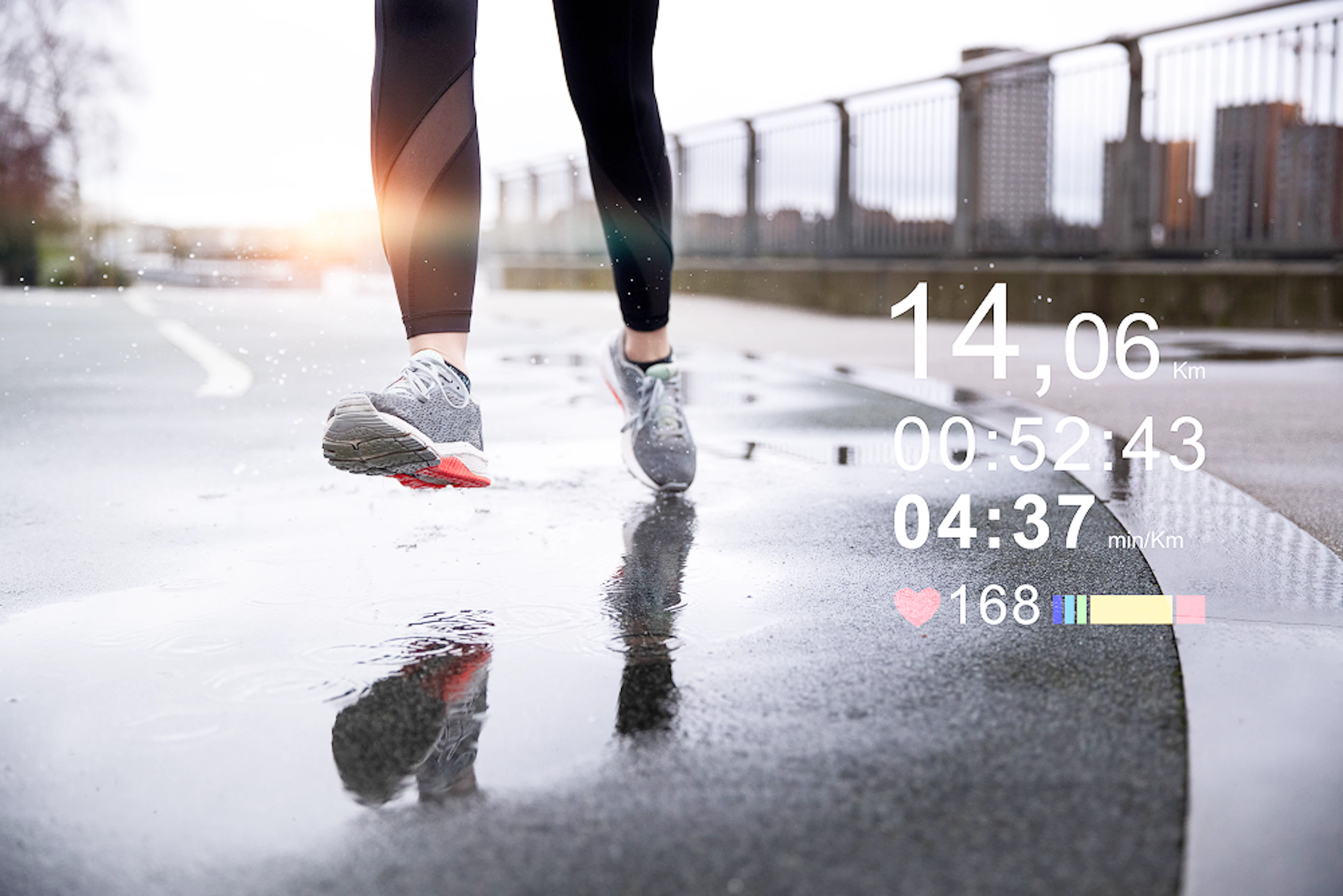 front view woman running outdoors 1