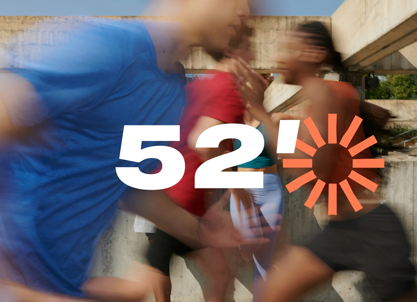 Coureurs en action avec un effet de flou