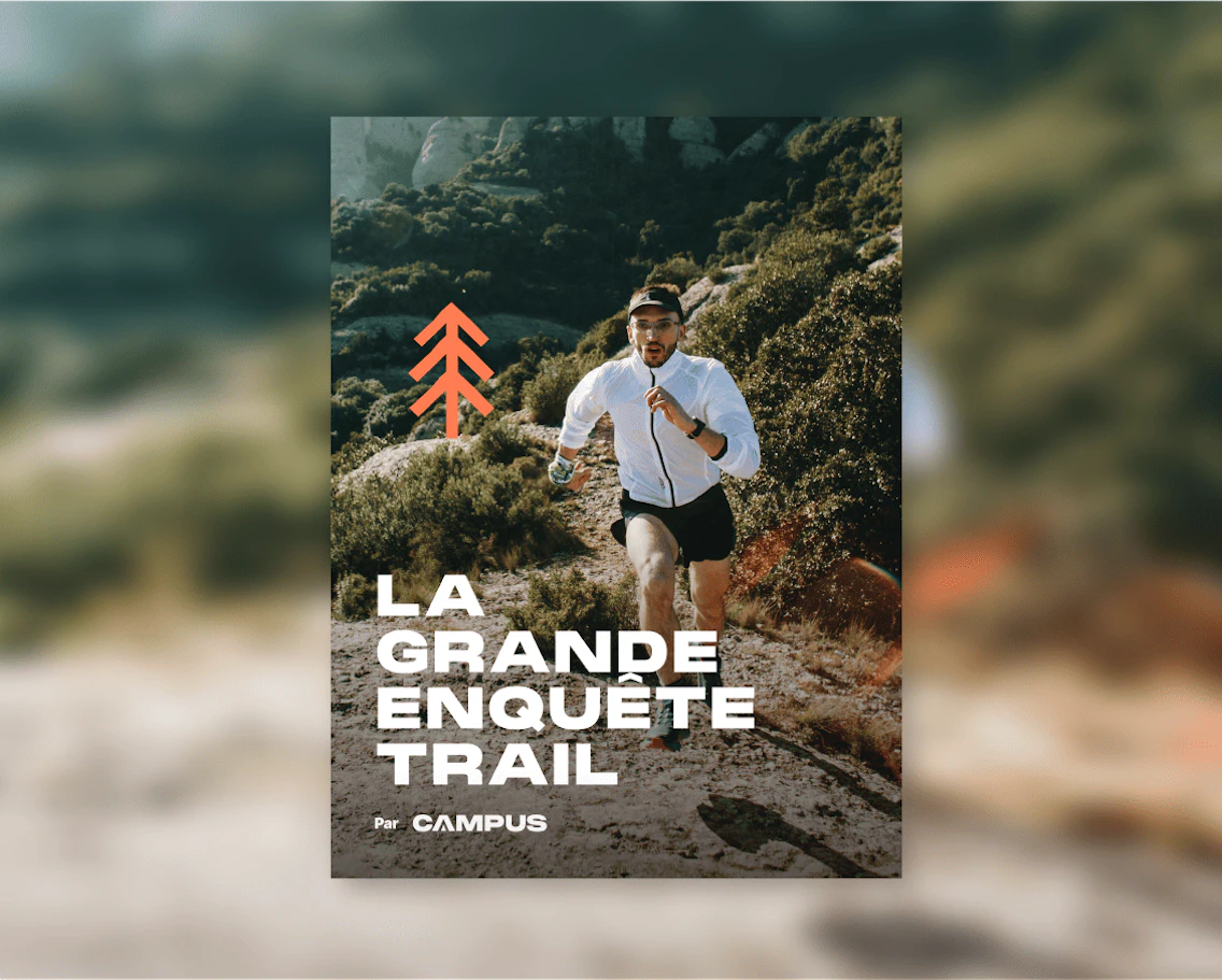 Couverture grande enquête trail 2025 par Campus.coach