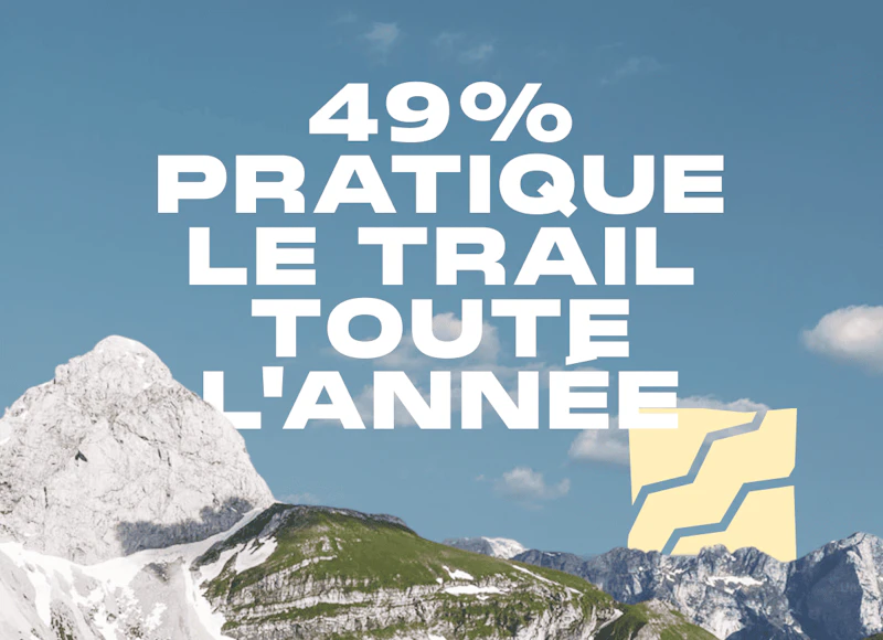 49% des traileurs pratiquent le trail toute l'année