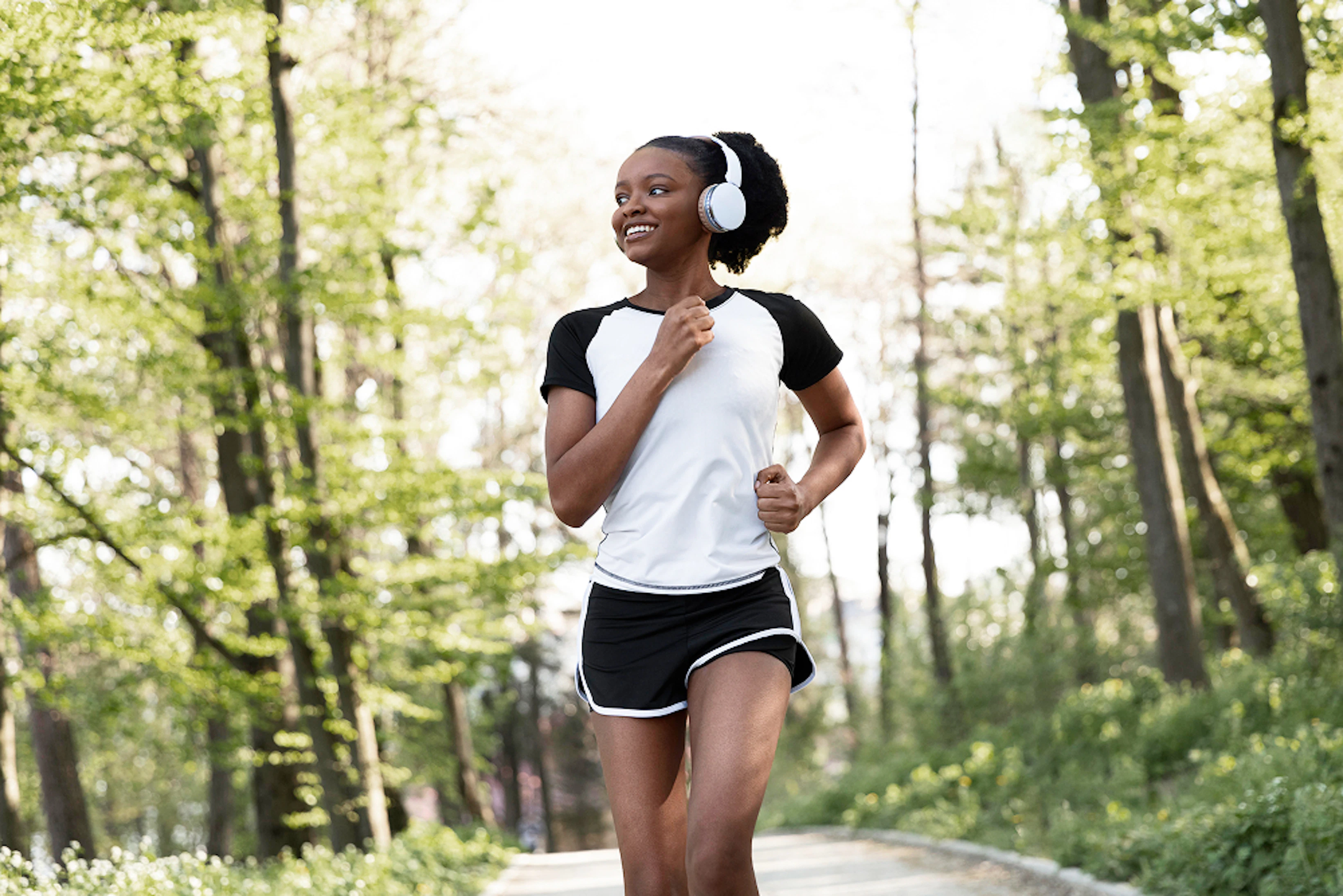 young woman working out outdoors 1