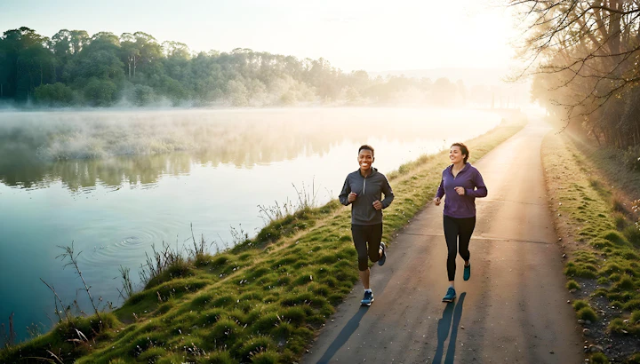 healthy lifestyle running outdoors 2