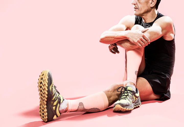 close up sportive male resting 1