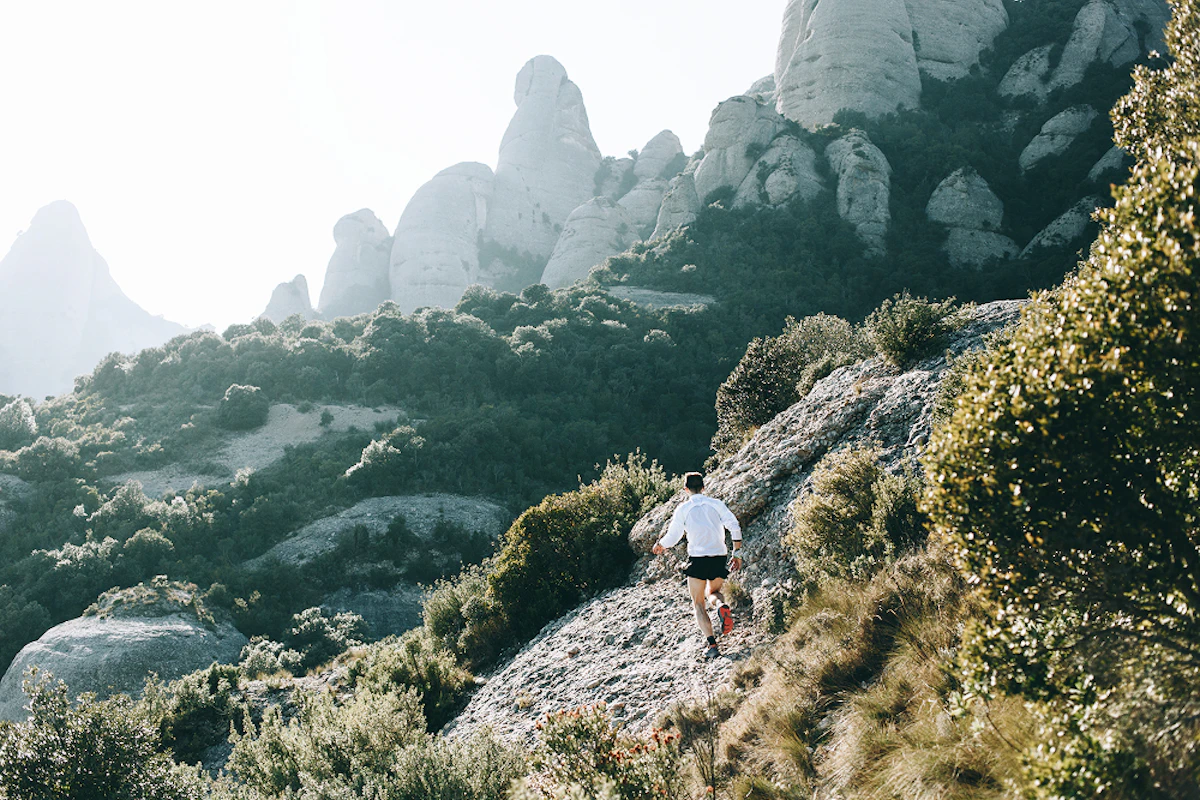 courir en descente