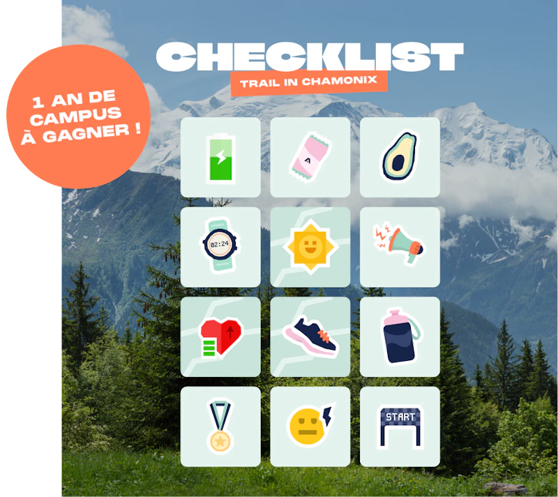 campus utmb bingo checklist trail