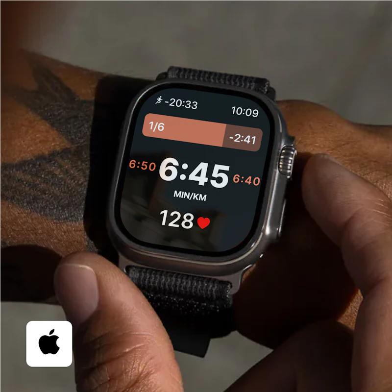 Tracker d'activité compatible sur Apple Watch
