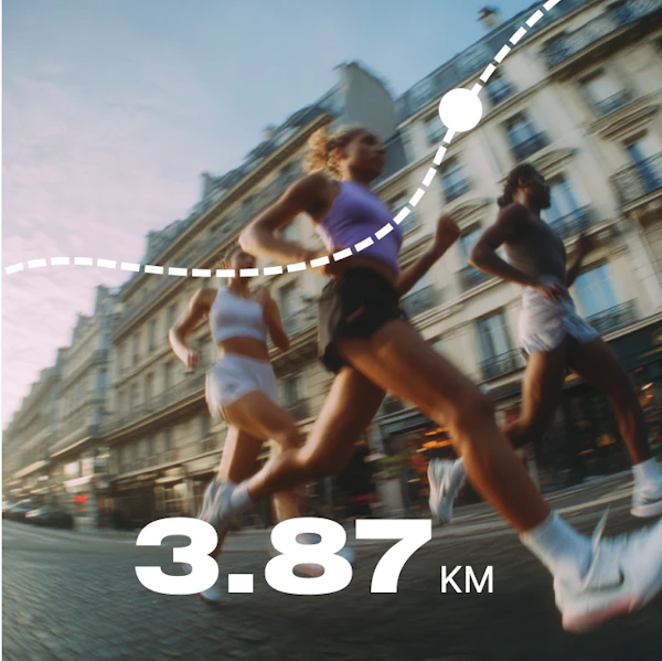 Tracker d'activité distance parcourue