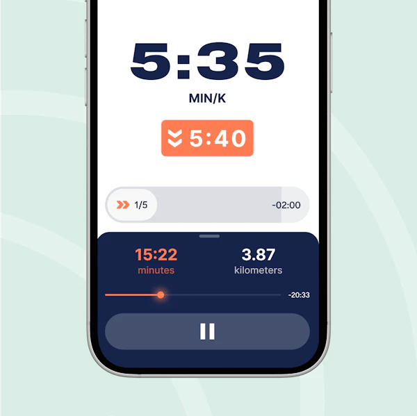 Activity tracker pace