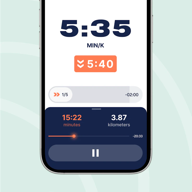Activity tracker pace
