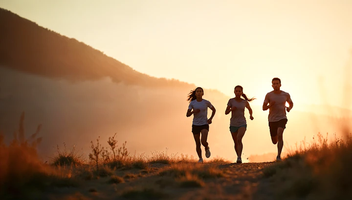 healthy lifestyle running outdoors 1 2