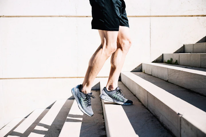 crop man having staircase workout 1 1