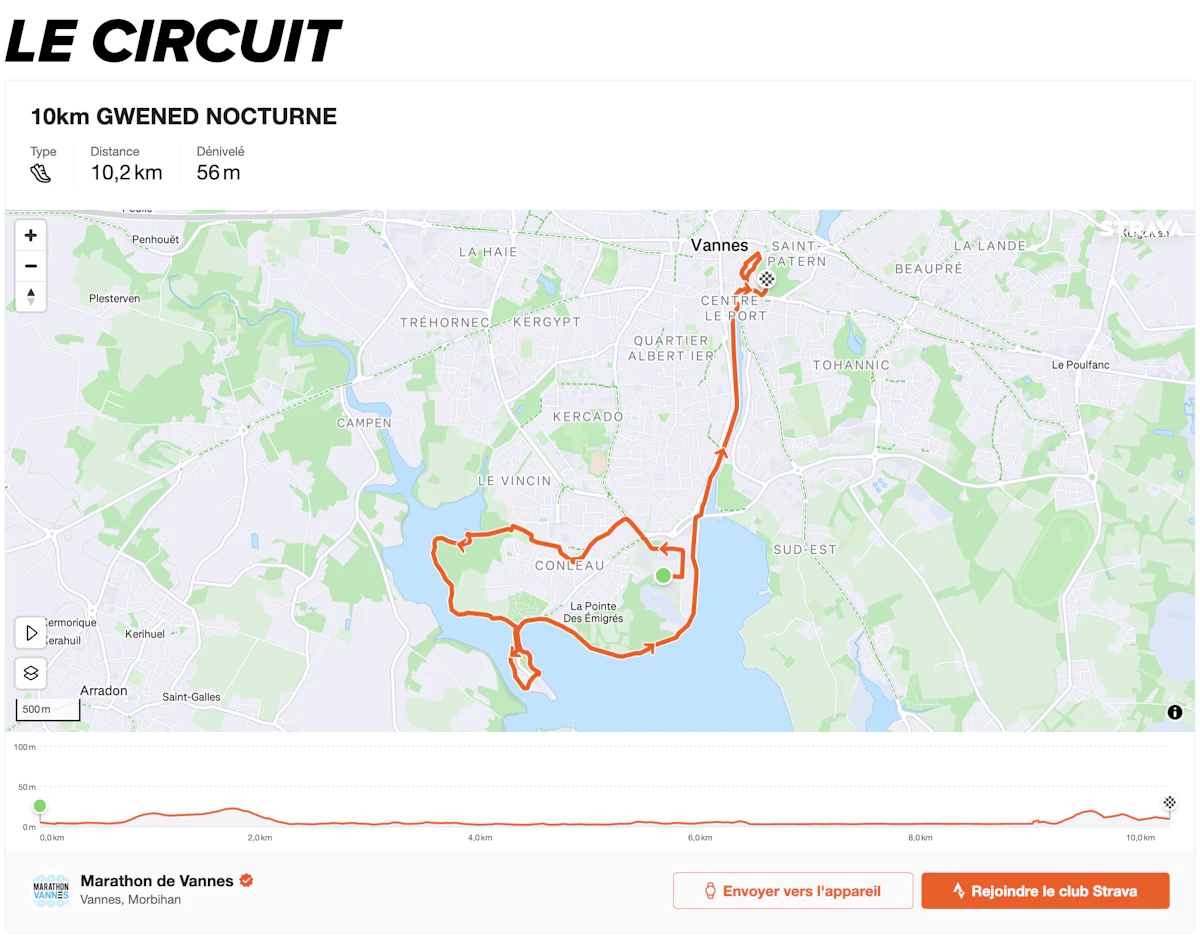 Gwened Nocturne 10 km