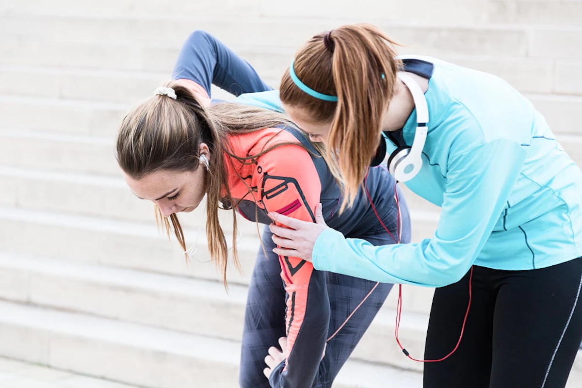 girl helping her partner 1