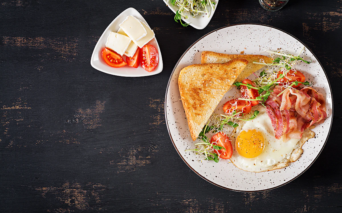 omelette petit-déjeuner salé