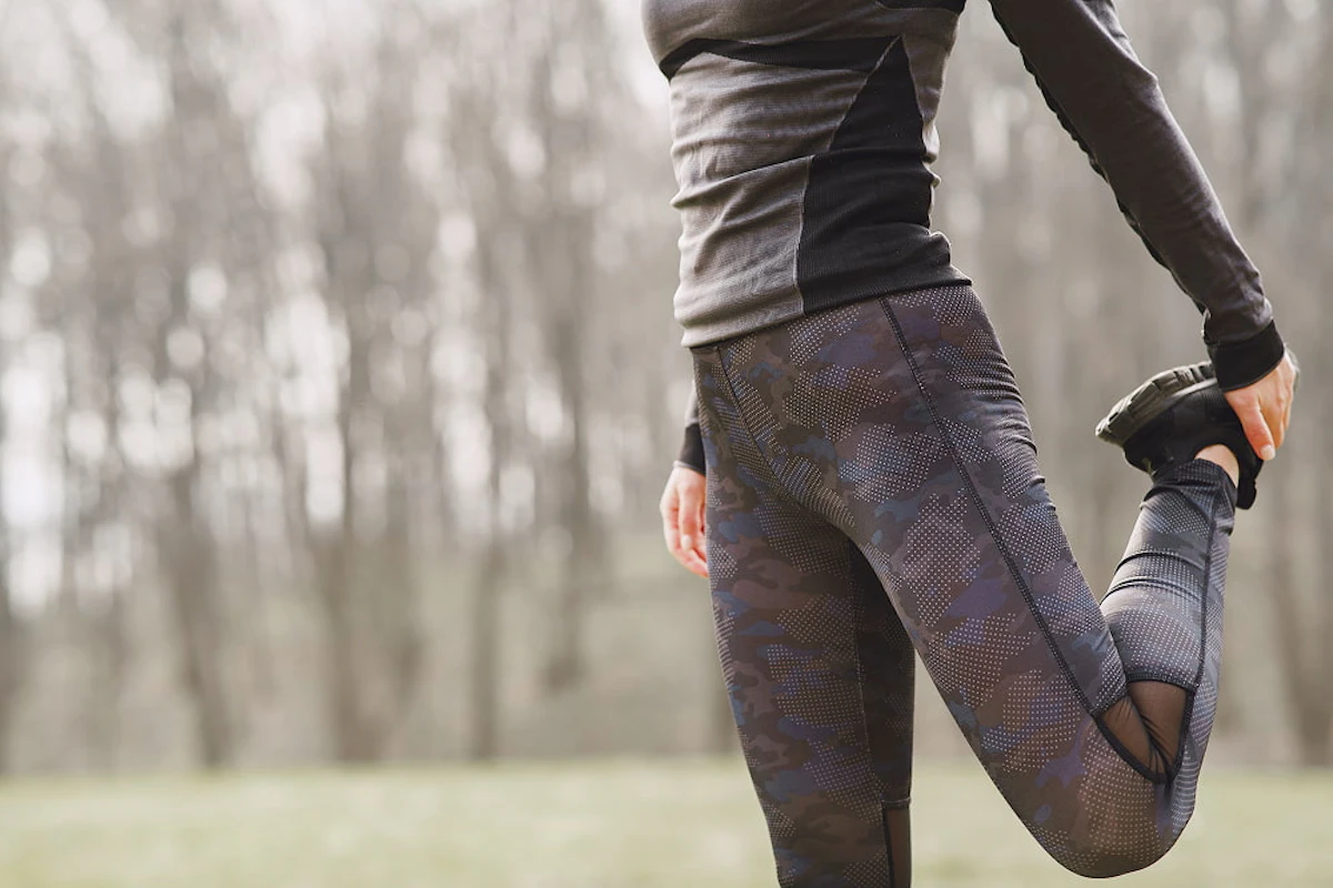 masked woman training coronavirus 1