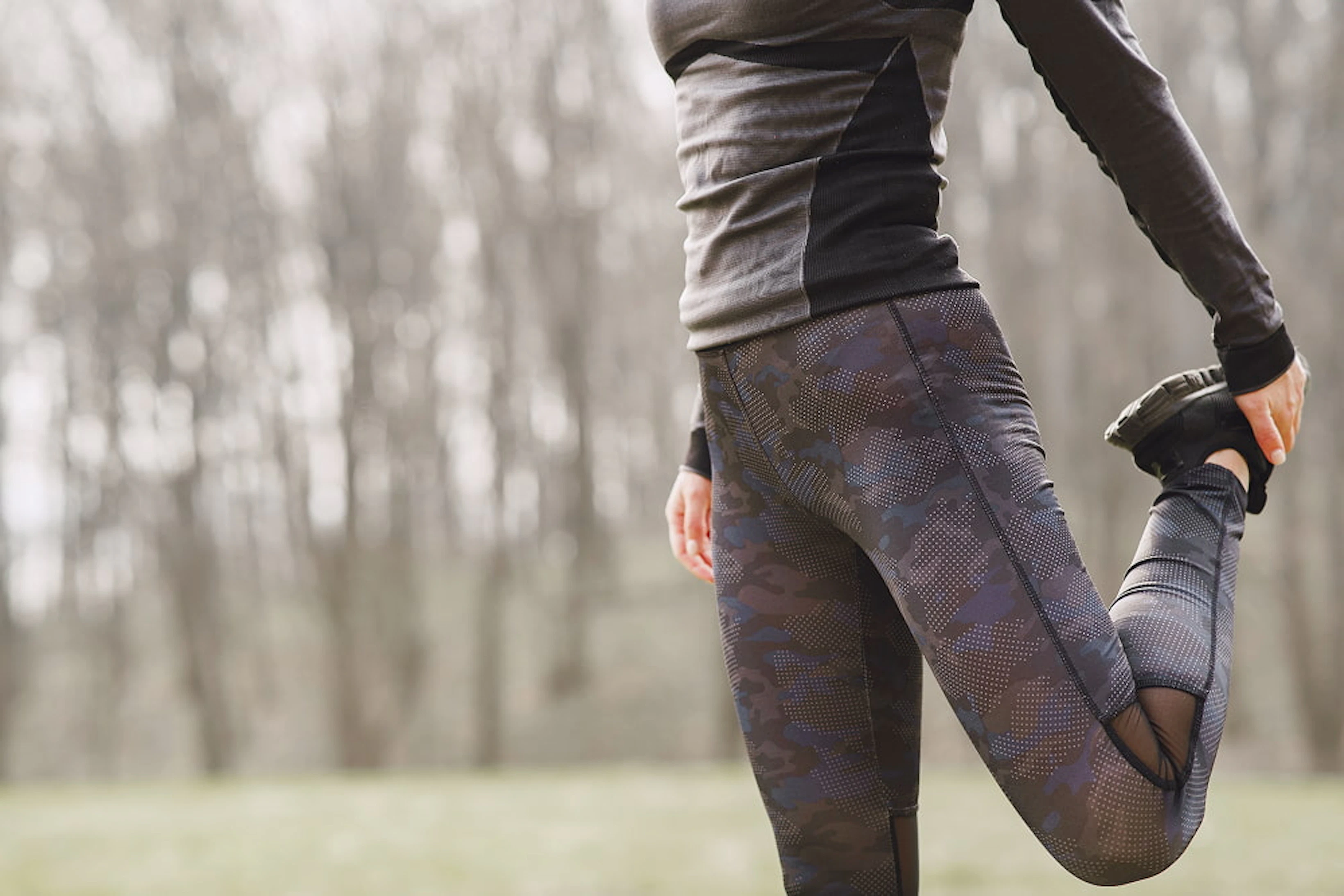 masked woman training coronavirus 1