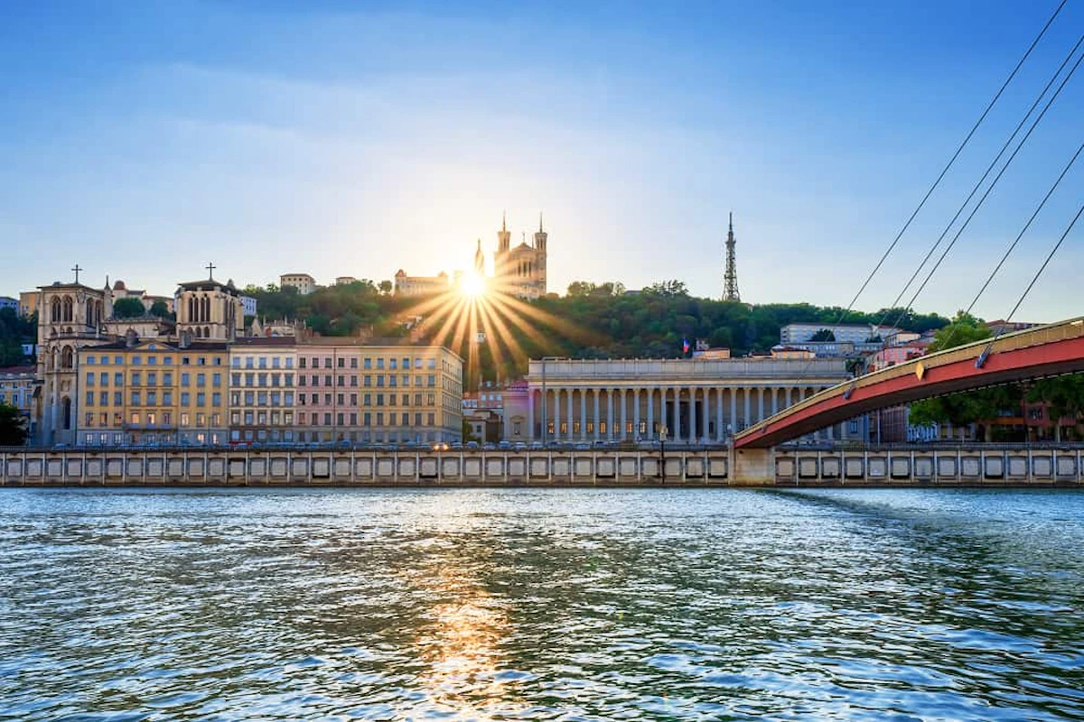 view lyon sunset france 1