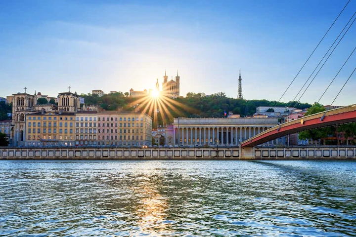 view lyon sunset france 1