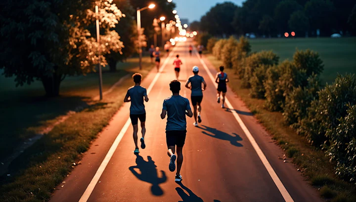 healthy lifestyle running outdoors 4 1