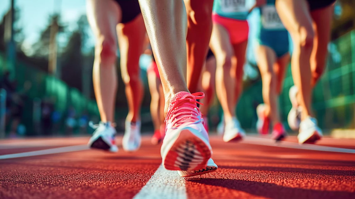 portrait female athletes competing olympic games 1
