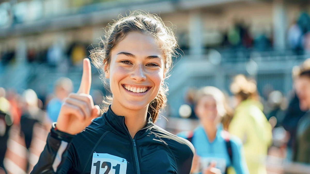 portrait woman competing olympic games 1