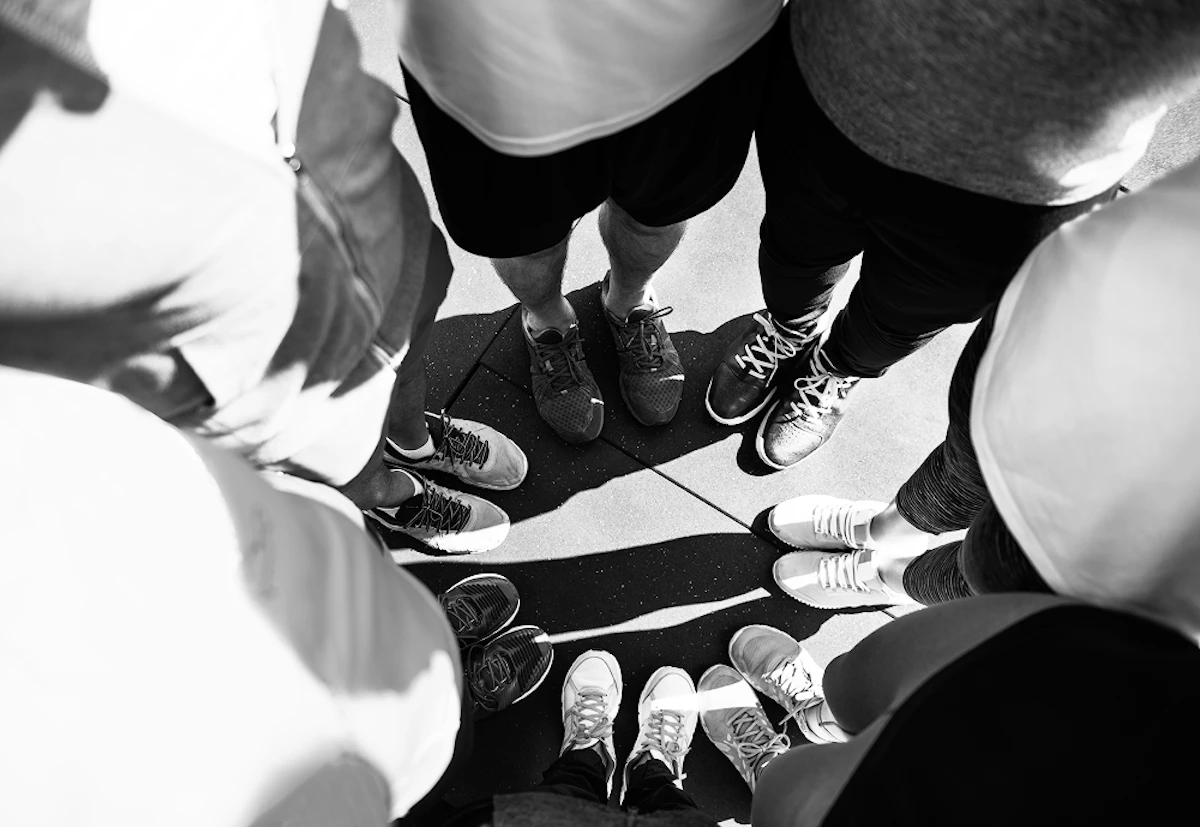 group diverse people standing together 1