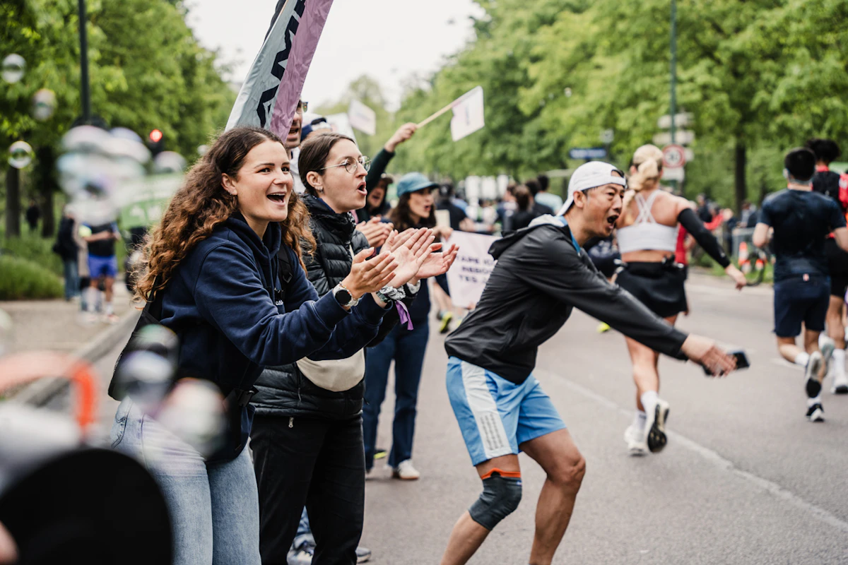 cheering zone campus semi marathon paris