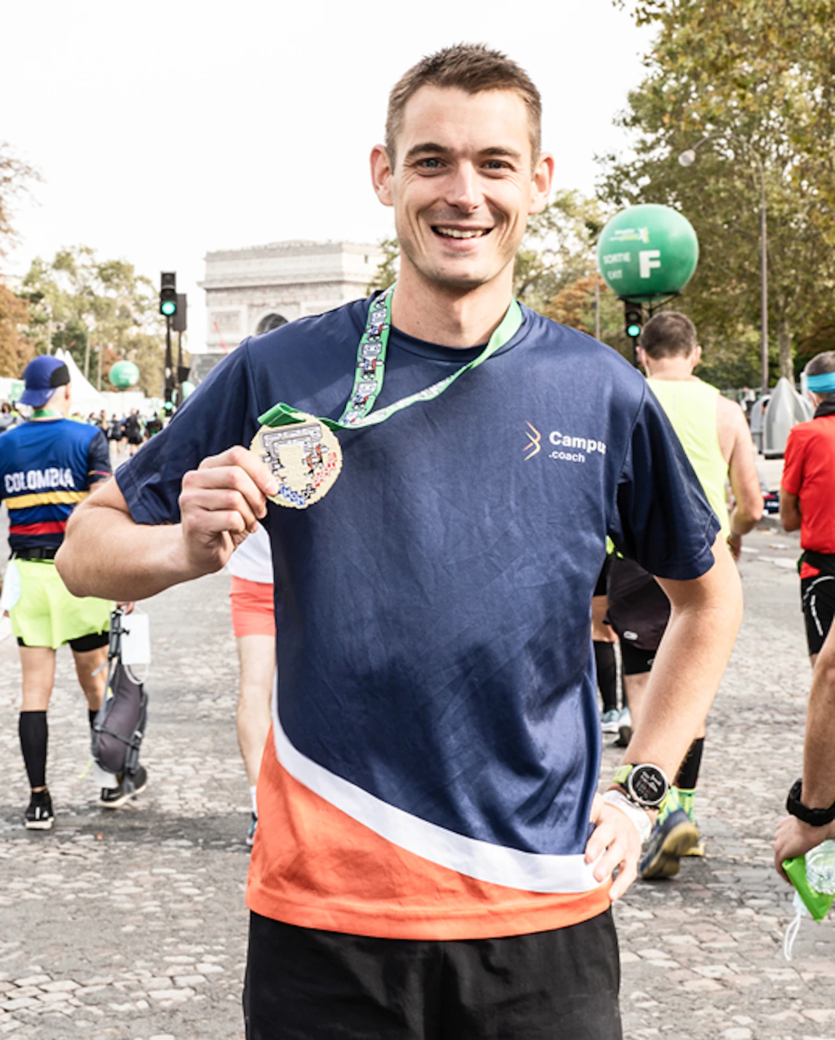 Finisher marathon de Paris