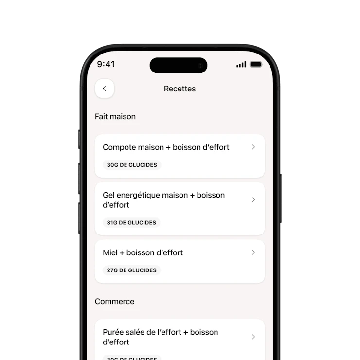 Campus Coach : suggestion de recettes nutrition sportive