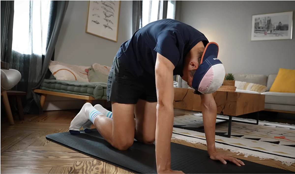 routine mobilité dos rond