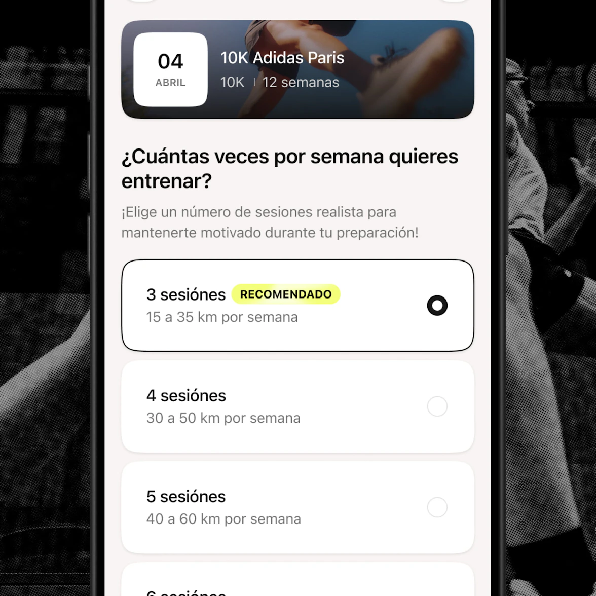 numero de sesiones semanales del entrenador del campus