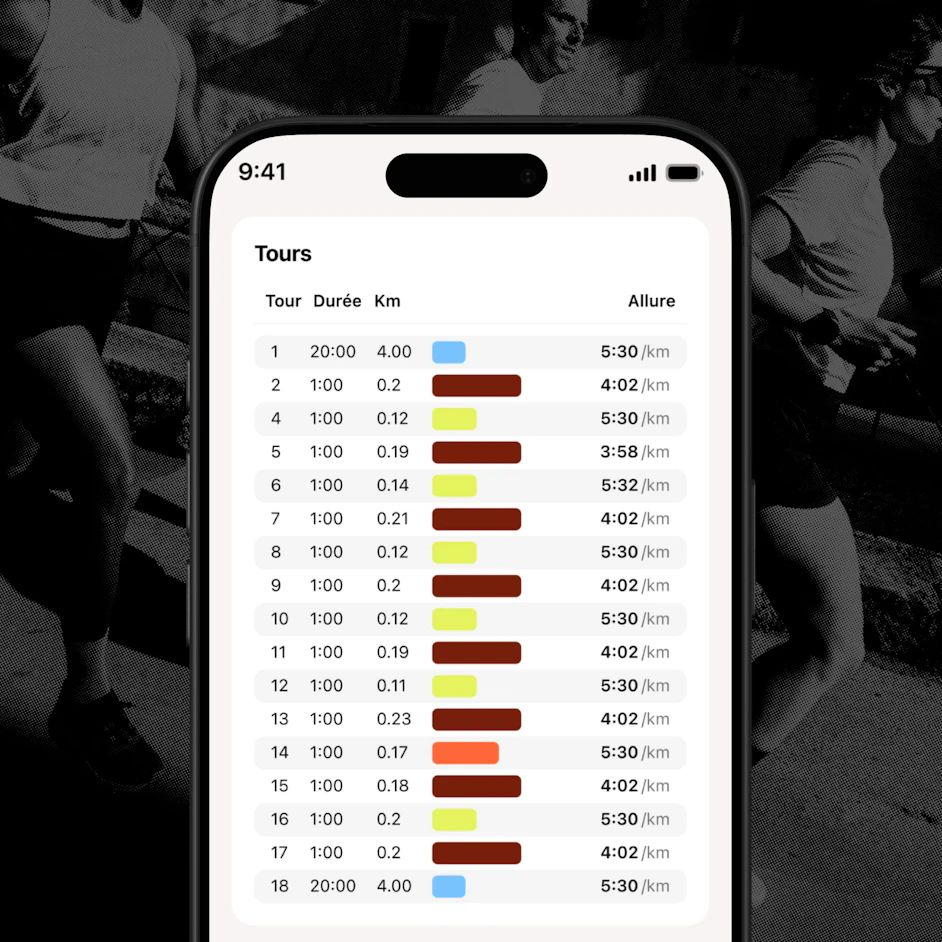 visuel tours recap de seance application campus coach