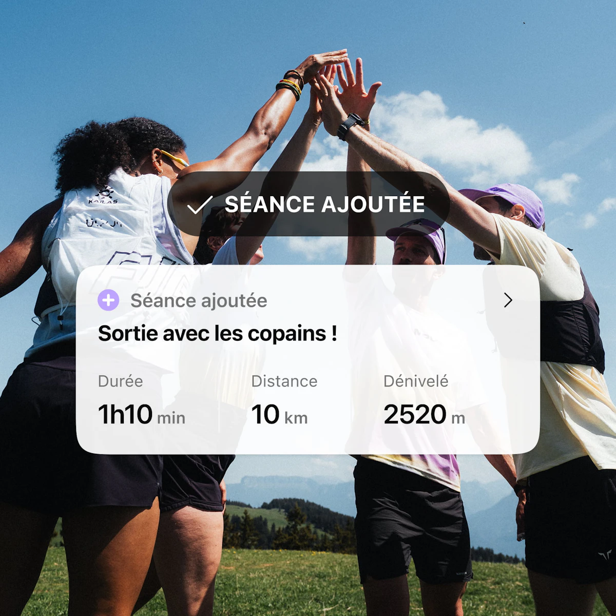 visuel ajout seance manuelle ajoutee application campus coach