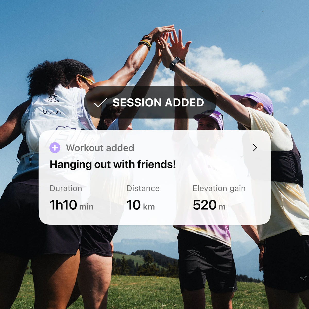 visual add manual workout added to the campus coach app
