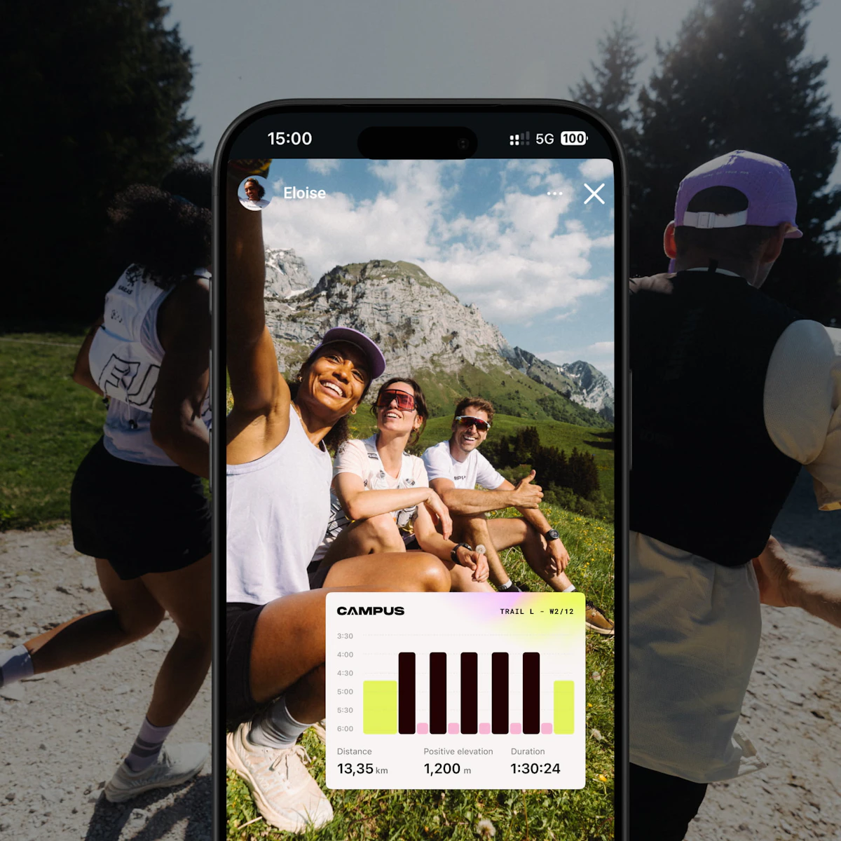 visual story social sharing session app campus coach