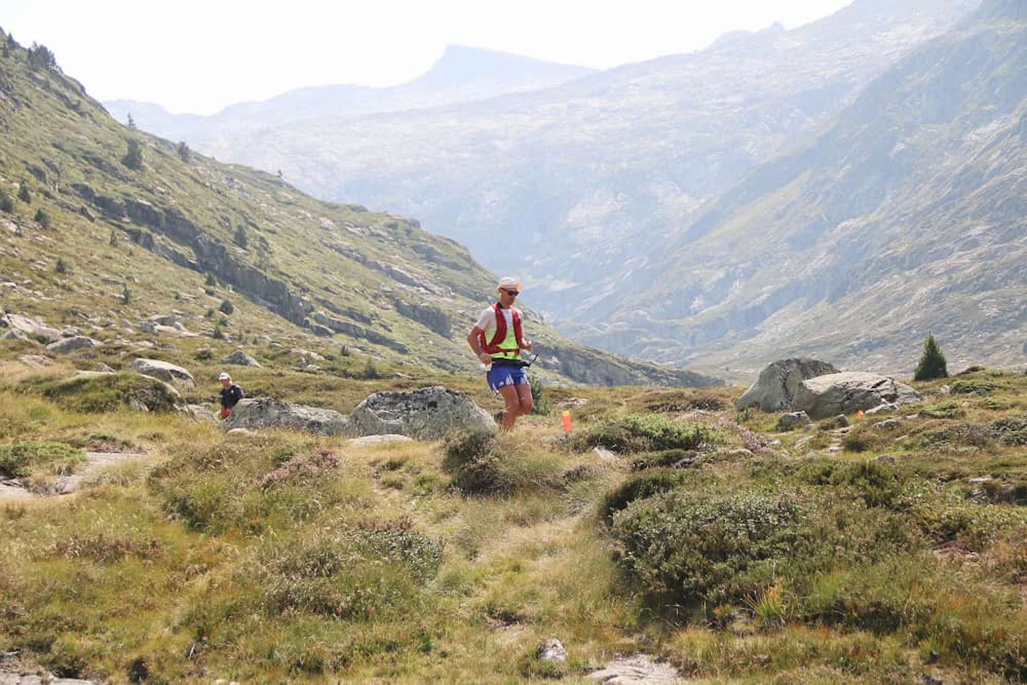 homme trail montagne