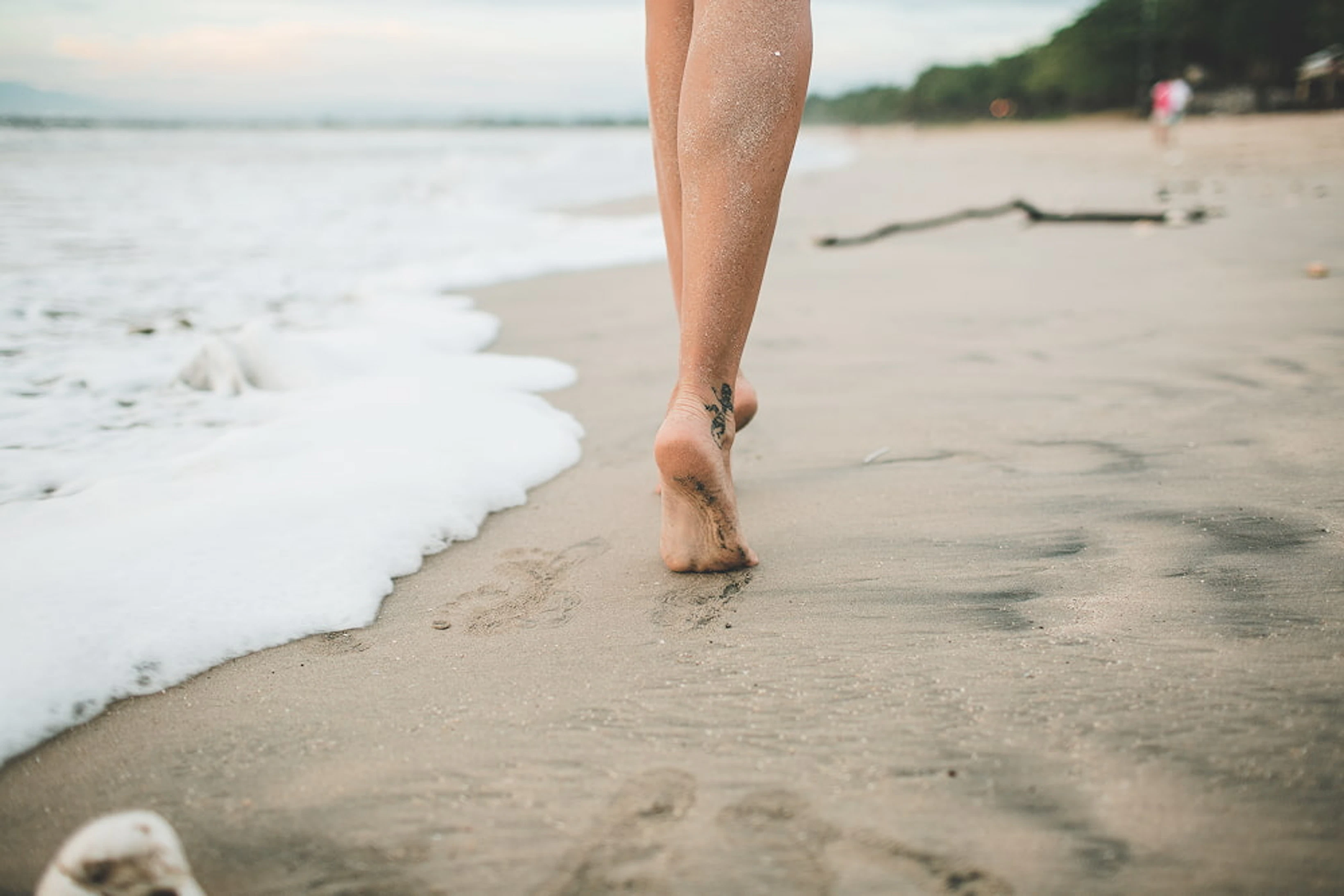 pieds nus plage