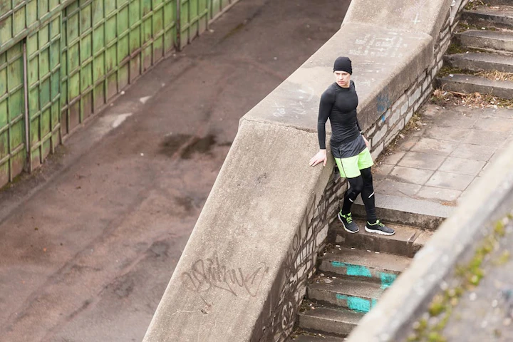 coureur escaliers