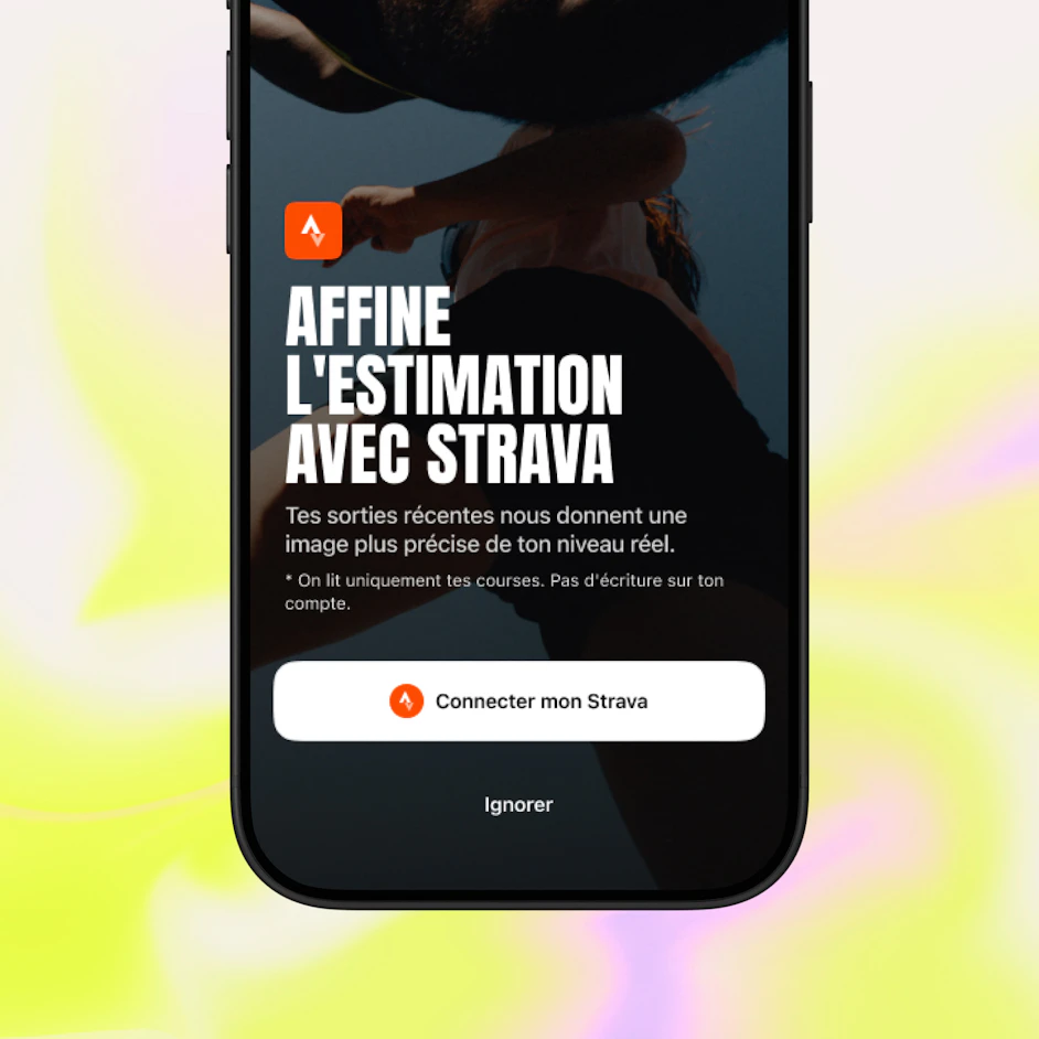 affiner estimation niveau course avec strava application campus coach