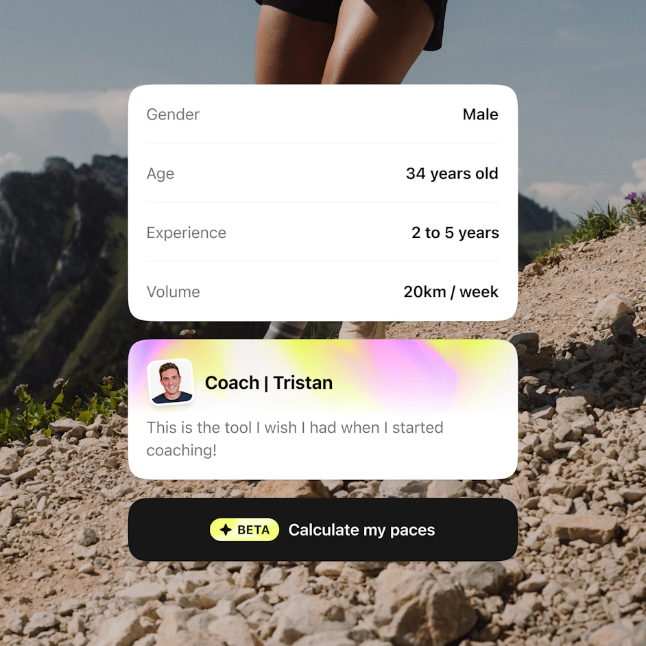runner profile calculate my paces without timing campus coach app
