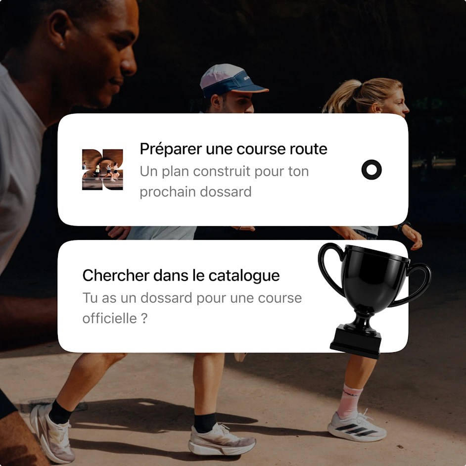 visuel preparation course sur route application campus coach