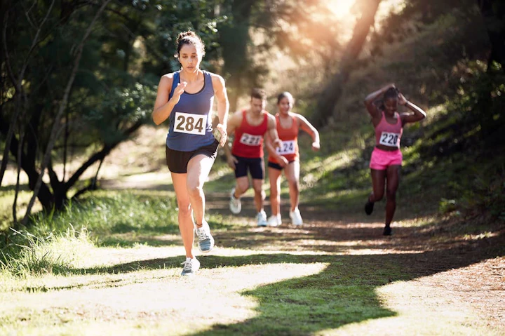 hommes femmes competition running