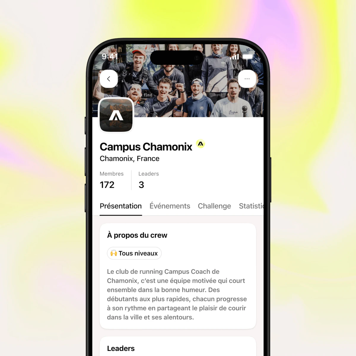 presentation crew application campus coach