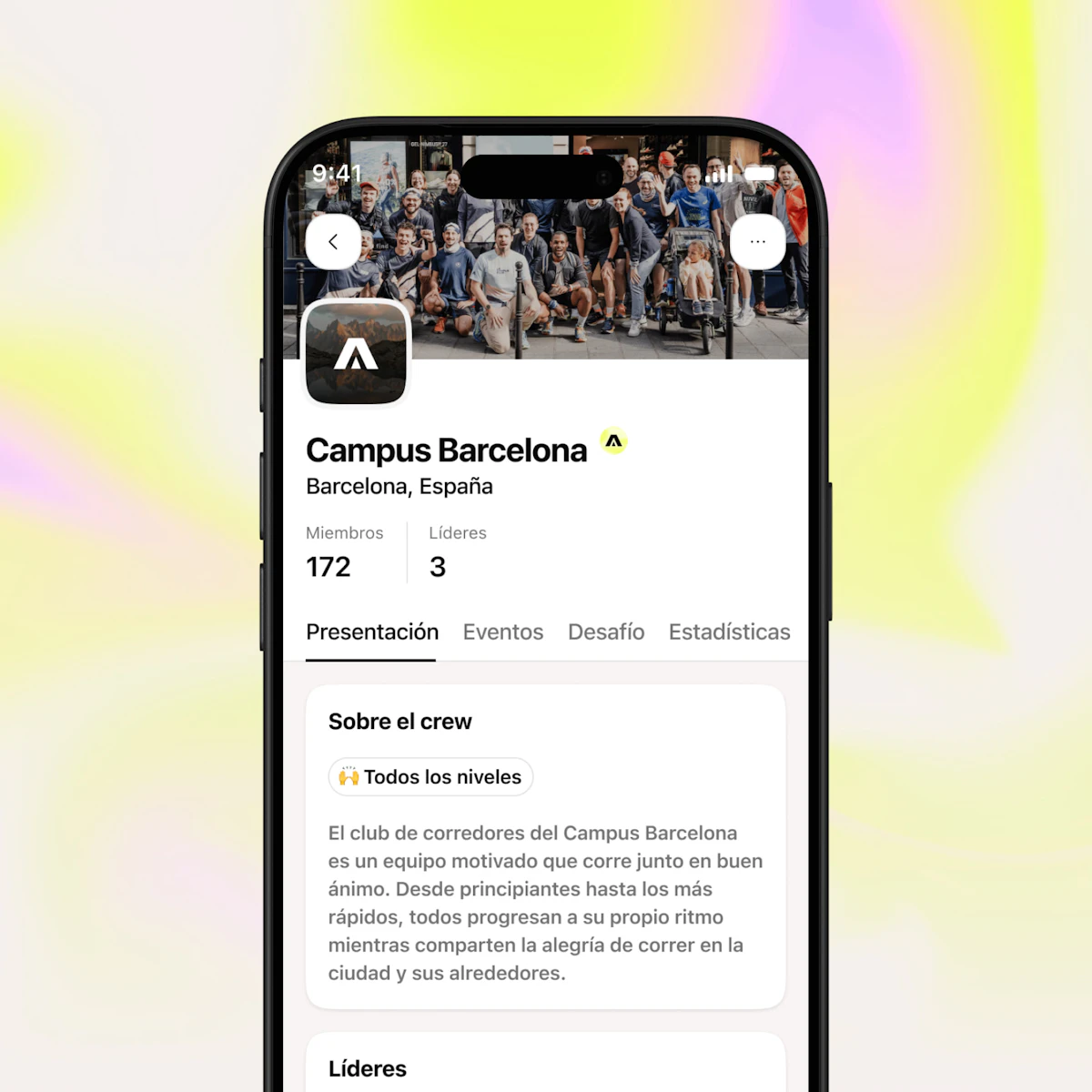 pagina crew campus coach app