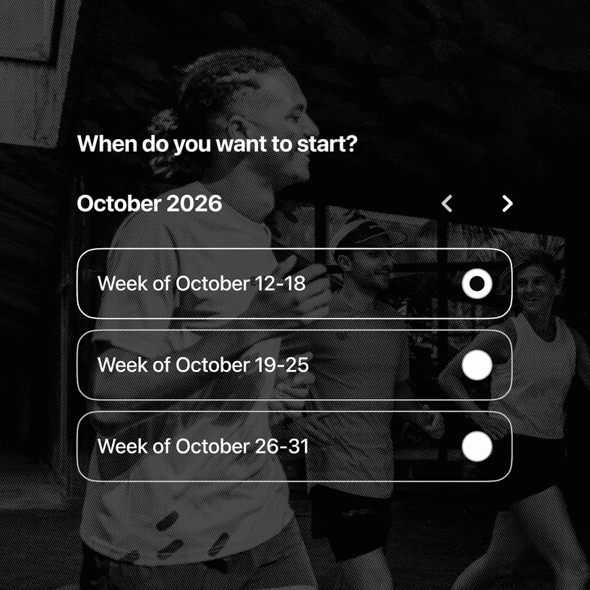 lowering constraints week choice