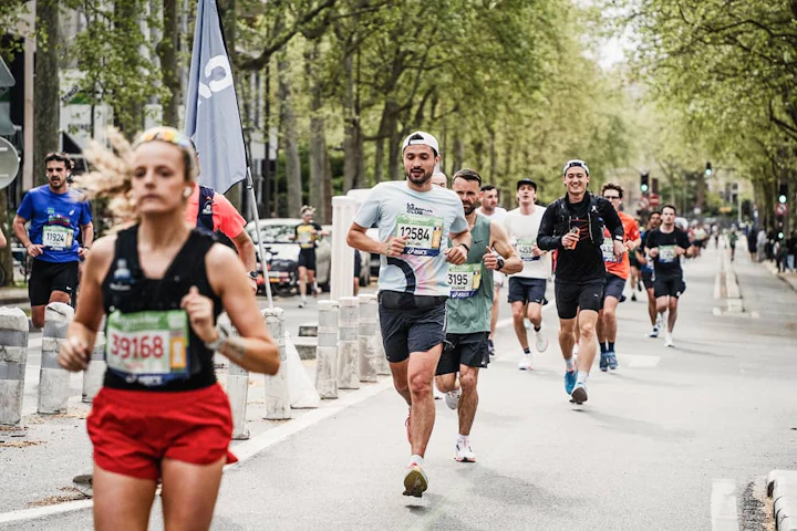 coureur marathon paris