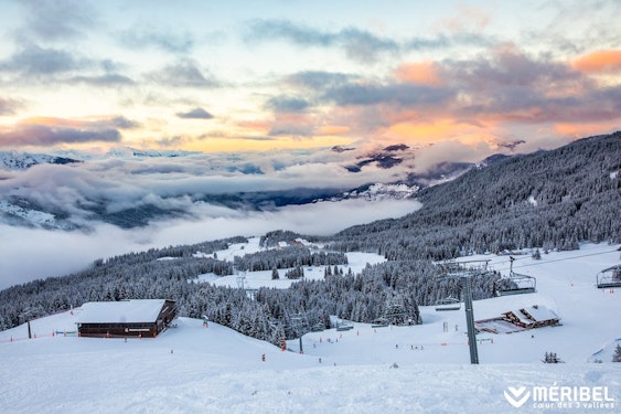 Méribel ski resort in the 3 Vallées