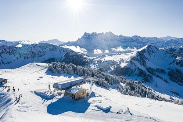 Châtel ski resort – ski slopes and ski lifts