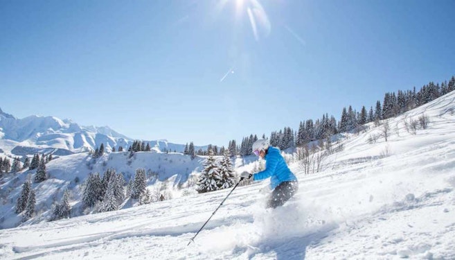 Combloux cheap ski pass | Passe Montagne Combloux ski resort – ski slopes and ski lifts